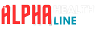 Alpha HealthLine White Logo